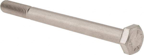 Value Collection - M10x1.50mm Metric Coarse, 120mm Length Under Head Hex Head Cap Screw - Partially Threaded, Grade 18-8 & Austenitic A2 Stainless Steel, 17mm Hex - Industrial Tool & Supply