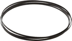 Starrett - 10 TPI, 12' 6" Long x 1/4" Wide x 0.025" Thick, Welded Band Saw Blade - Carbon Steel, Toothed Edge, Raker Tooth Set, Flexible Back, Contour Cutting - Industrial Tool & Supply
