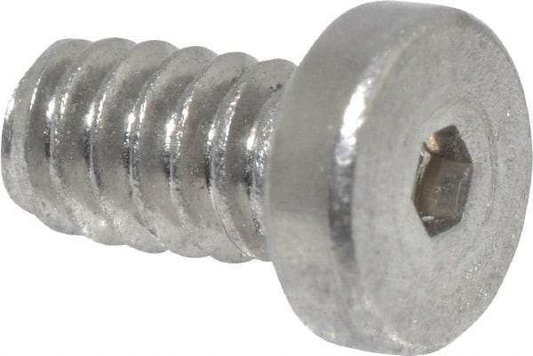 Value Collection - #6-32 UNC Hex Socket Drive, Low Socket Cap Screw - Grade 18-8 Stainless Steel, 1/4" Length Under Head - Industrial Tool & Supply