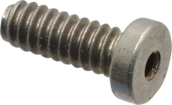 Value Collection - #6-32 UNC Hex Socket Drive, Low Socket Cap Screw - Grade 18-8 Stainless Steel, 3/8" Length Under Head - Industrial Tool & Supply