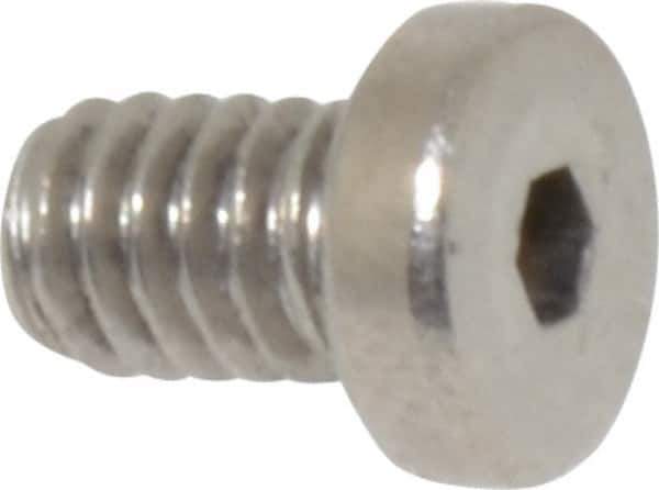 Value Collection - #8-32 UNC Hex Socket Drive, Low Socket Cap Screw - Grade 18-8 Stainless Steel, 1/4" Length Under Head - Industrial Tool & Supply