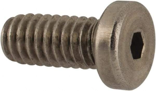 Value Collection - #8-32 UNC Hex Socket Drive, Low Socket Cap Screw - Grade 18-8 Stainless Steel, 3/8" Length Under Head - Industrial Tool & Supply