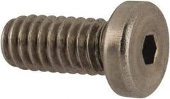 Value Collection - #8-32 UNC Hex Socket Drive, Low Socket Cap Screw - Grade 18-8 Stainless Steel, 3/8" Length Under Head - Industrial Tool & Supply