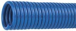 Coilhose Pneumatics - 1/8" ID, 50' Long, Blue Nylon Coiled & Self Storing Hose - 315 Max psi, No Fittings - Industrial Tool & Supply