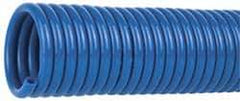 Coilhose Pneumatics - 1/8" ID, 50' Long, Blue Nylon Coiled & Self Storing Hose - 315 Max psi, No Fittings - Industrial Tool & Supply