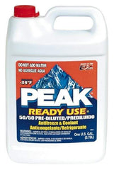 Peak - 1 Gal Conventional Premixed Antifreeze & Coolant - Ethylene Glycol & De-Ionized Water Composition - Industrial Tool & Supply