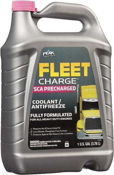 Peak - 1 Gal Heavy Duty Antifreeze & Coolant - Ethylene Glycol with SCA & Inhibitors Composition - Industrial Tool & Supply