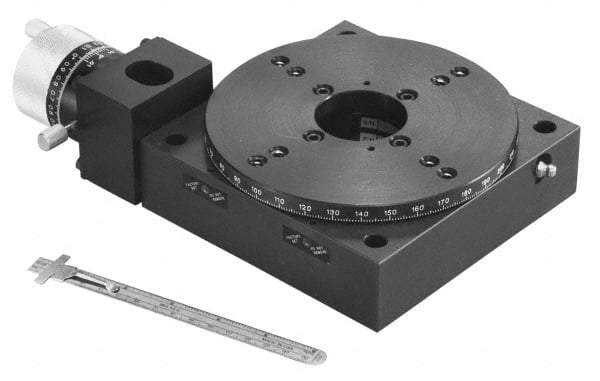 Parker - Rotary Positioning Stages Style: Worm Gear Drive Heavy Load Stage Thread Size: M6 - Industrial Tool & Supply