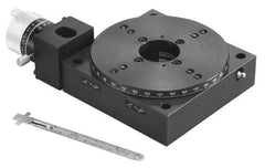 Parker - Rotary Positioning Stages Style: Worm Gear Drive Heavy Load Stage Thread Size: M6 - Industrial Tool & Supply