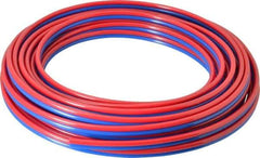 Coilhose Pneumatics - 5/32" ID x 1/4" OD, 50' Long, Polyurethane Tube - Red/Blue, 125 Max psi, 95 Hardness - Industrial Tool & Supply