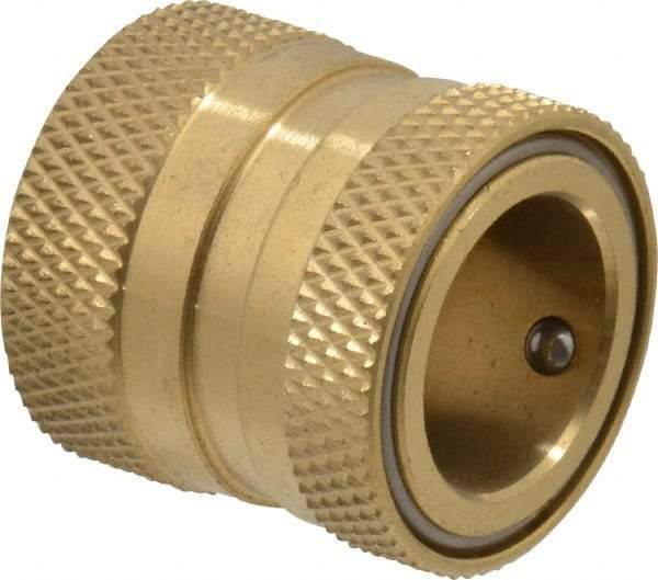 Coilhose Pneumatics - 3/4 NH Garden Hose Coupler - Brass - Industrial Tool & Supply