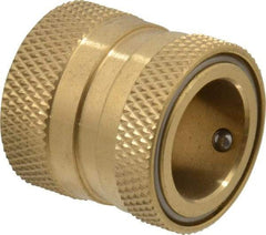 Coilhose Pneumatics - 3/4 NH Garden Hose Coupler - Brass - Industrial Tool & Supply