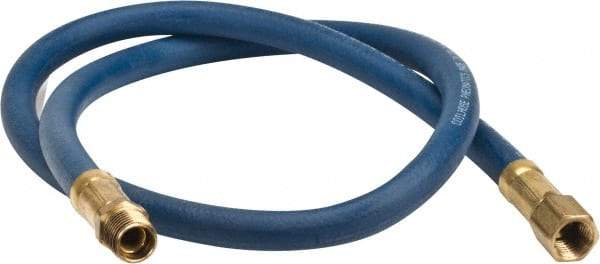 Coilhose Pneumatics - 1/4" ID 3' Long Lead-In Whip Hose - FNPT x MNPT Swivel Ends, 200 Working psi, -40 to 212°F, 1/4" Fitting, - Industrial Tool & Supply
