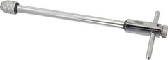 Irwin Hanson - #0 to 1/4" Tap Capacity, T Handle Tap Wrench - 10" Overall Length, Ratcheting - Exact Industrial Supply