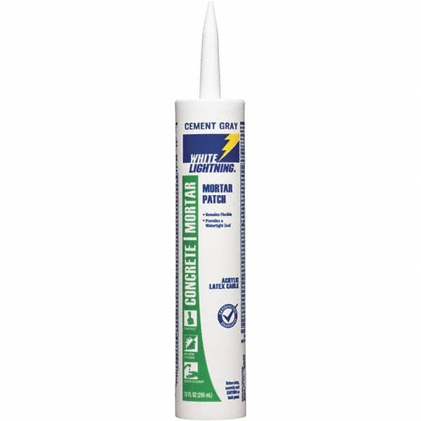 White Lightning - Drywall & Hard Surface Compounds Type: Brick/Mortar Repair Color: Gray - Industrial Tool & Supply