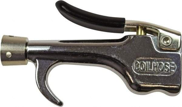 Coilhose Pneumatics - Safety Shield Thumb Lever Blow Gun - 1/4 NPT, Zinc - Industrial Tool & Supply