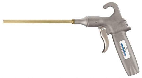 Guardair - 120 Max psi Safety Shield Pistol Grip Blow Gun - 1/4 NPT, 6" Tube Length, Aluminum Body/Brass Extension - Industrial Tool & Supply