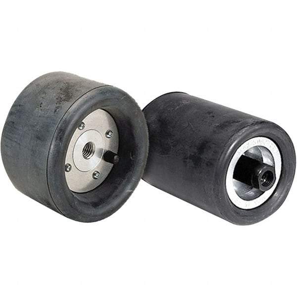 WALTER Surface Technologies - 5" Wheel OD, 3-1/2" Wheel Width, 3,800 RPM, Pneumatic Wheel without Hub - 5/8" Wheel Arbor Hole, For Use with Line-Mate III Drum Sander - Industrial Tool & Supply