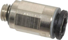 Legris - 4mm Outside Diam, M5 x 0.8 Metric, Nickel Plated Brass Push-to-Connect Tube Male Connector - 290 Max psi - Industrial Tool & Supply
