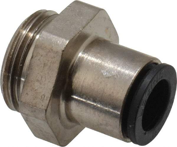 Legris - 8mm Outside Diam, 3/8 BSPP, Nickel Plated Brass Push-to-Connect Tube Male Connector - 290 Max psi - Industrial Tool & Supply