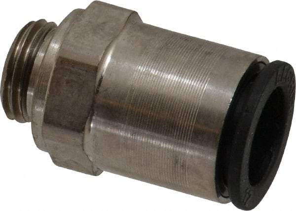 Legris - 12mm Outside Diam, 1/4 BSPP, Nickel Plated Brass Push-to-Connect Tube Male Connector - 290 Max psi - Industrial Tool & Supply