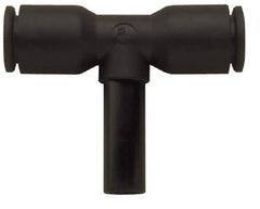 Legris - 1/4" Outside Diam, Nylon Push-to-Connect Tube Plug-In Tee - 290 Max psi - Industrial Tool & Supply