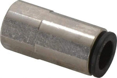 Legris - 8mm Outside Diam, 1/8 BSPP, Nickel Plated Brass Push-to-Connect Tube Female Connector - 290 Max psi - Industrial Tool & Supply