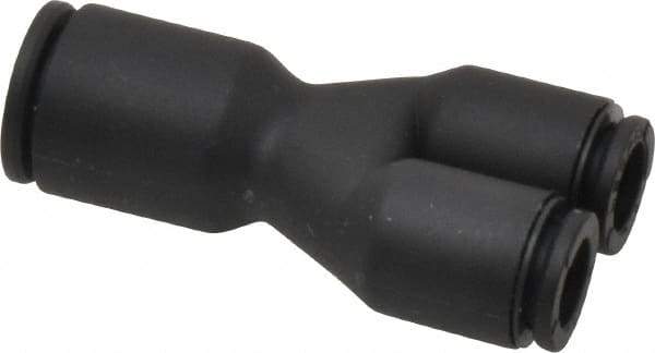 Legris - 6 x 8mm Outside Diam, Nylon Push-to-Connect Union Y - 290 Max psi - Industrial Tool & Supply