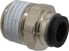 Legris - 6mm Outside Diam, 1/4 BSPT, Nickel Plated Brass Push-to-Connect Tube Male Connector - 290 Max psi - Industrial Tool & Supply
