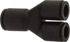 Legris - 8 x 10mm Outside Diam, Nylon Push-to-Connect Union Y - 290 Max psi - Industrial Tool & Supply