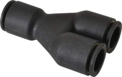 Legris - 10mm Outside Diam, Nylon Push-to-Connect Union Y - 290 Max psi - Industrial Tool & Supply