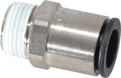 Legris - 12mm Outside Diam, 3/8 BSPT, Nickel Plated Brass Push-to-Connect Tube Male Connector - 290 Max psi - Industrial Tool & Supply
