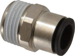 Legris - 12mm Outside Diam, 1/2 BSPT, Nickel Plated Brass Push-to-Connect Tube Male Connector - 290 Max psi - Industrial Tool & Supply