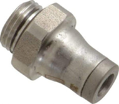 Legris - 4mm Outside Diam, 1/8 BSPP, Nylon Push-to-Connect Male Connector - 435 Max psi, Tube to Male BSPP Connection, FKM O-Ring - Industrial Tool & Supply