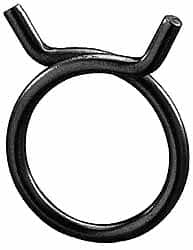 Rotor Clip - 2.31" Wide, Carbon Steel Single Wire Hose Clamp - Industrial Tool & Supply