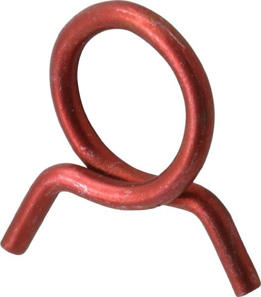 Rotor Clip - 1.12" Wide, Carbon Steel Single Wire Hose Clamp - Industrial Tool & Supply