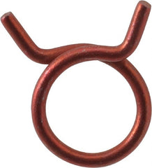 Rotor Clip - 1-1/4" Wide, Carbon Steel Single Wire Hose Clamp - Industrial Tool & Supply