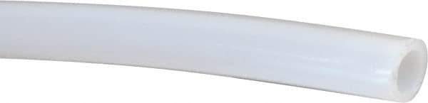 Value Collection - 1/4" ID x 3/8" OD, 1/16" Wall Thickness, Cut to Length (50' Standard Length) PTFE Tube - Natural White, 60 Hardness - Industrial Tool & Supply