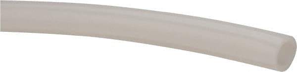 Value Collection - 3/8" ID x 1/2" OD, 1/16" Wall Thickness, Cut to Length (50' Standard Length) PTFE Tube - Natural White, 60 Hardness - Industrial Tool & Supply