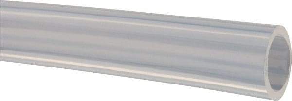Made in USA - 3/8" ID x 1/2" OD, 1/16" Wall Thickness, Cut to Length (50' Standard Length) PTFE Tube - Translucent, 56 Hardness - Industrial Tool & Supply