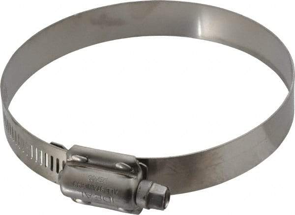 IDEAL TRIDON - SAE Size 412, 3-1/4 to 4-1/8" Diam, Stainless Steel High Torque Worm Drive Clamp - 5/8" Wide, Material Grade 304, Series 850 - Industrial Tool & Supply