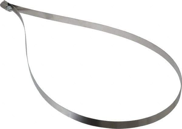 IDEAL TRIDON - SAE Size 176, 9-1/2 to 11-1/2" Diam, Stainless Steel Worm Drive Clamp - 1/2" Wide, Material Grade 201, Series 611 - Industrial Tool & Supply