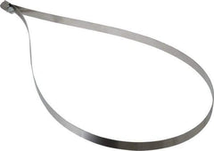 IDEAL TRIDON - SAE Size 176, 9-1/2 to 11-1/2" Diam, Stainless Steel Worm Drive Clamp - 1/2" Wide, Material Grade 201, Series 611 - Industrial Tool & Supply