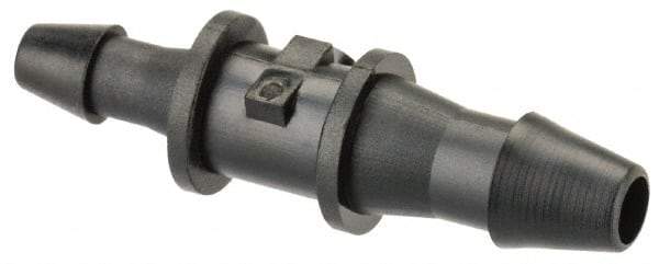 Made in USA - 1/8 x 3/32" Barb, Nylon Single Barbed Tube Reducer - Black - Industrial Tool & Supply