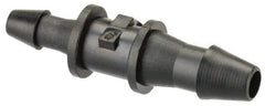 Made in USA - 1/8 x 3/32" Barb, Nylon Single Barbed Tube Reducer - Black - Industrial Tool & Supply