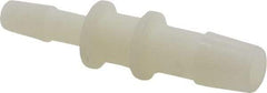 Made in USA - Nylon Single Barbed Tube Reducer - Natural - Industrial Tool & Supply