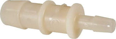 Made in USA - Nylon Single Barbed Tube Reducer - Natural - Industrial Tool & Supply