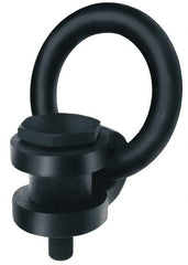 American Drill Bushing - 25,000 kg. Load Limit, Side Pull Hoist Ring - M64x6.0 Thread Size, 5-1/4 x 10-1/2 Inch Diameter Ring - Industrial Tool & Supply