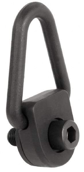 American Drill Bushing - 1,900 kg. Load Limit, Side Pull Hoist Ring - M16x2.0 Thread Size, 1-1/2 Inch Diameter Ring - Industrial Tool & Supply