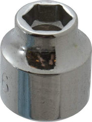 Proto - 5/16", 3/8" Drive, Standard Hand Socket - 6 Points, 3/4" OAL, Chrome Finish - Industrial Tool & Supply